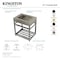 Fauceture KVSP3122A8 31" Stainless Steel Sink W/ Steel Console Sink Base, Nickel KVSP3122A8 - alternate 3